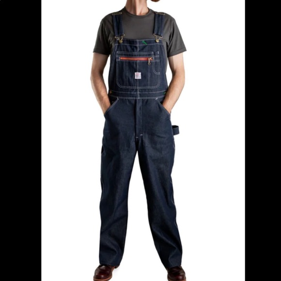 Pointer Pants - Pointer Indigo Denim Overalls